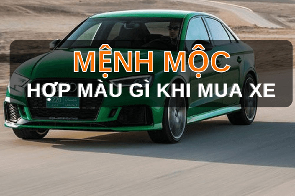 Mệnh mộc hợp với màu xe gì?