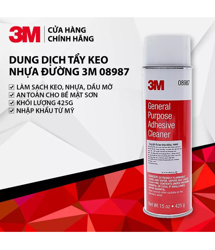 Chai 3M ASPHALT REMOVER nhập khẩu từ Mỹ, chính hãng 3M