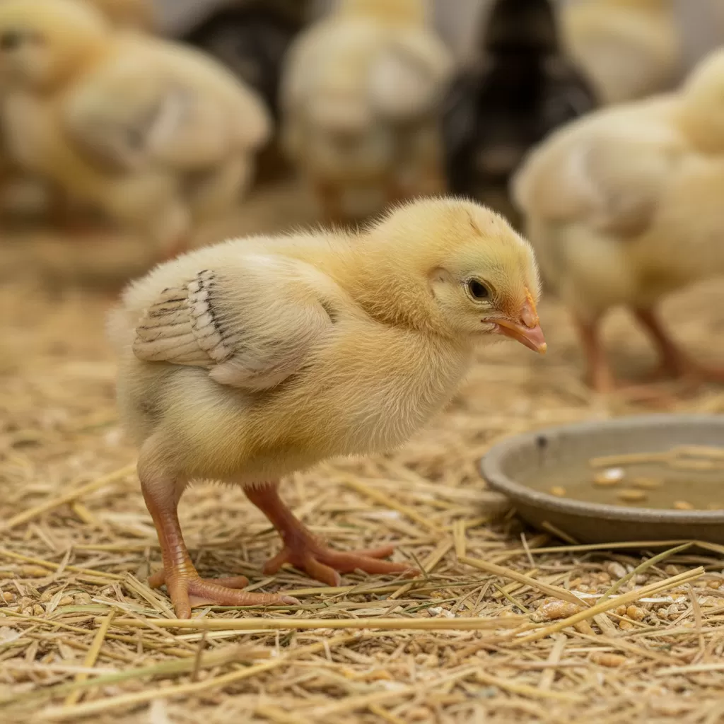 Triệu chứng còi xương ở gà do thiếu vitamin D