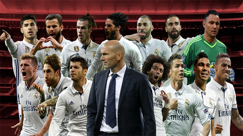 Đội hình Real Madrid 2016-2017 mạnh nhất lịch sử
